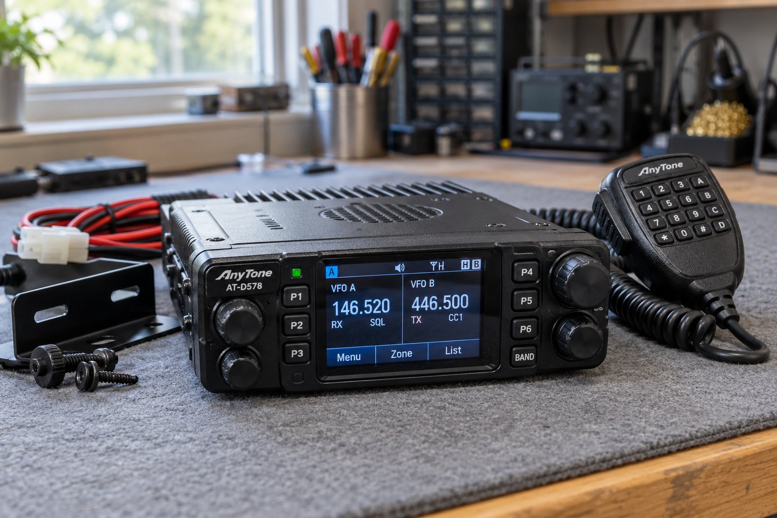 Demo · AnyTone AT-D578 mobile radio