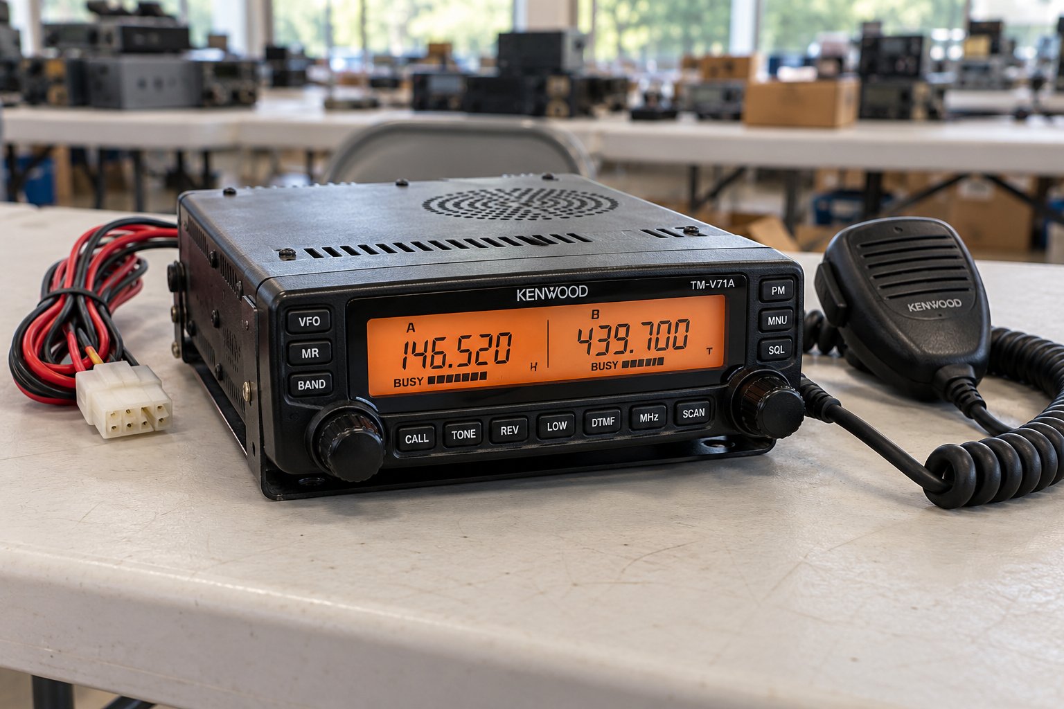 Demo · Kenwood TM-V71A dual-band mobile