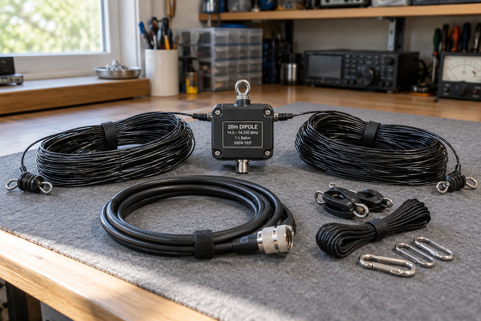 Demo · 20 metre portable dipole kit