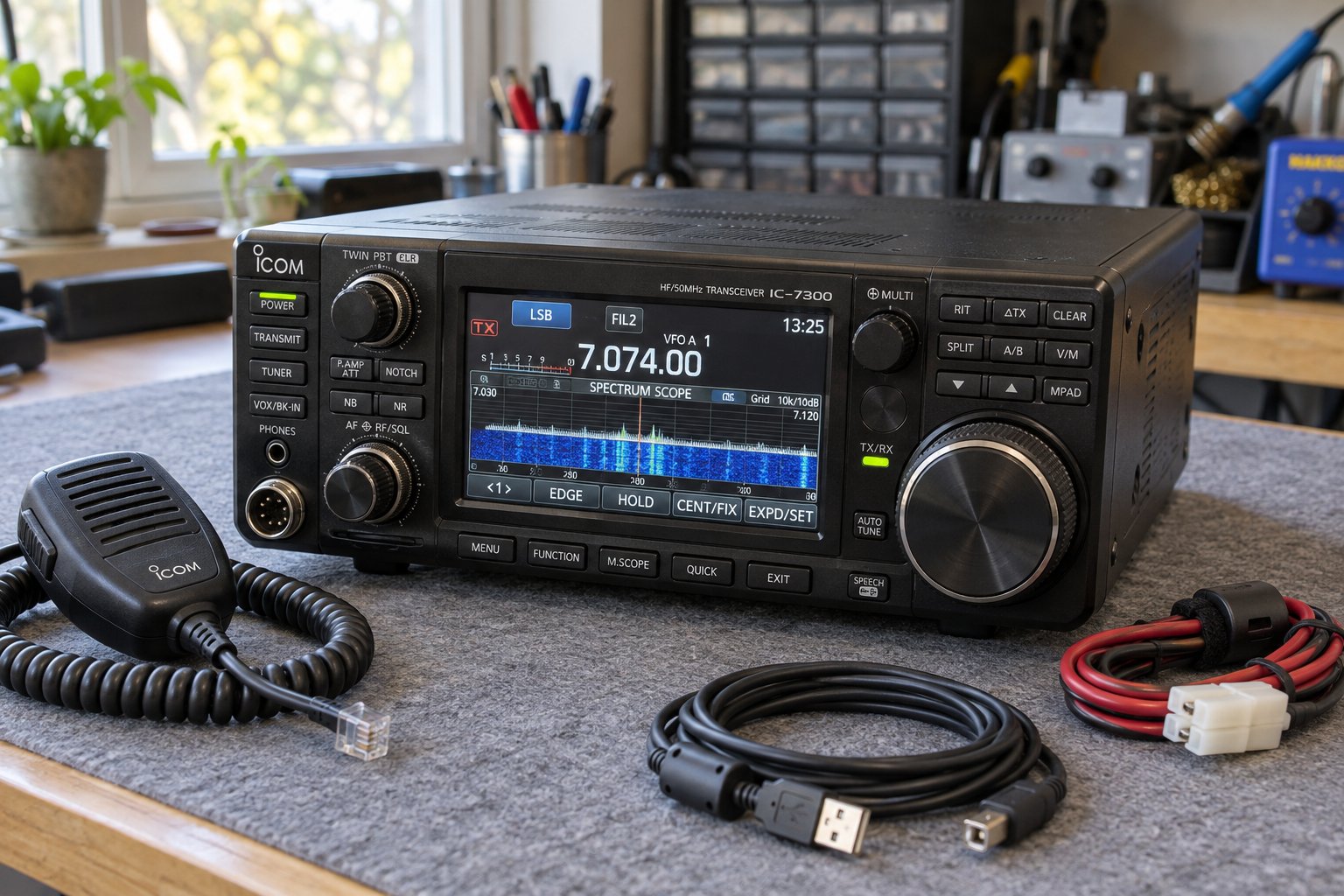 Demo · Icom IC-7300 HF transceiver