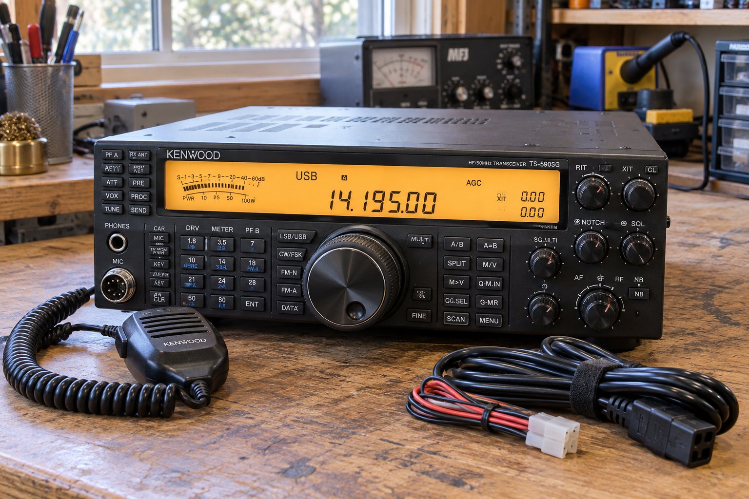 Demo · Kenwood TS-590SG HF transceiver