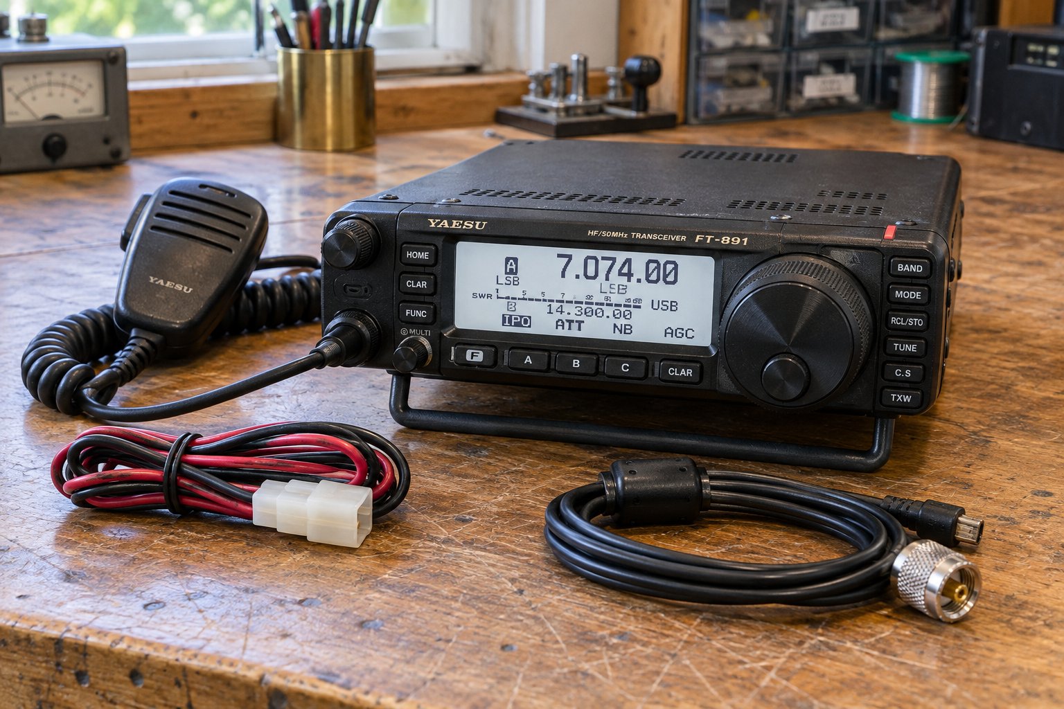 Demo · Yaesu FT-891 portable HF radio